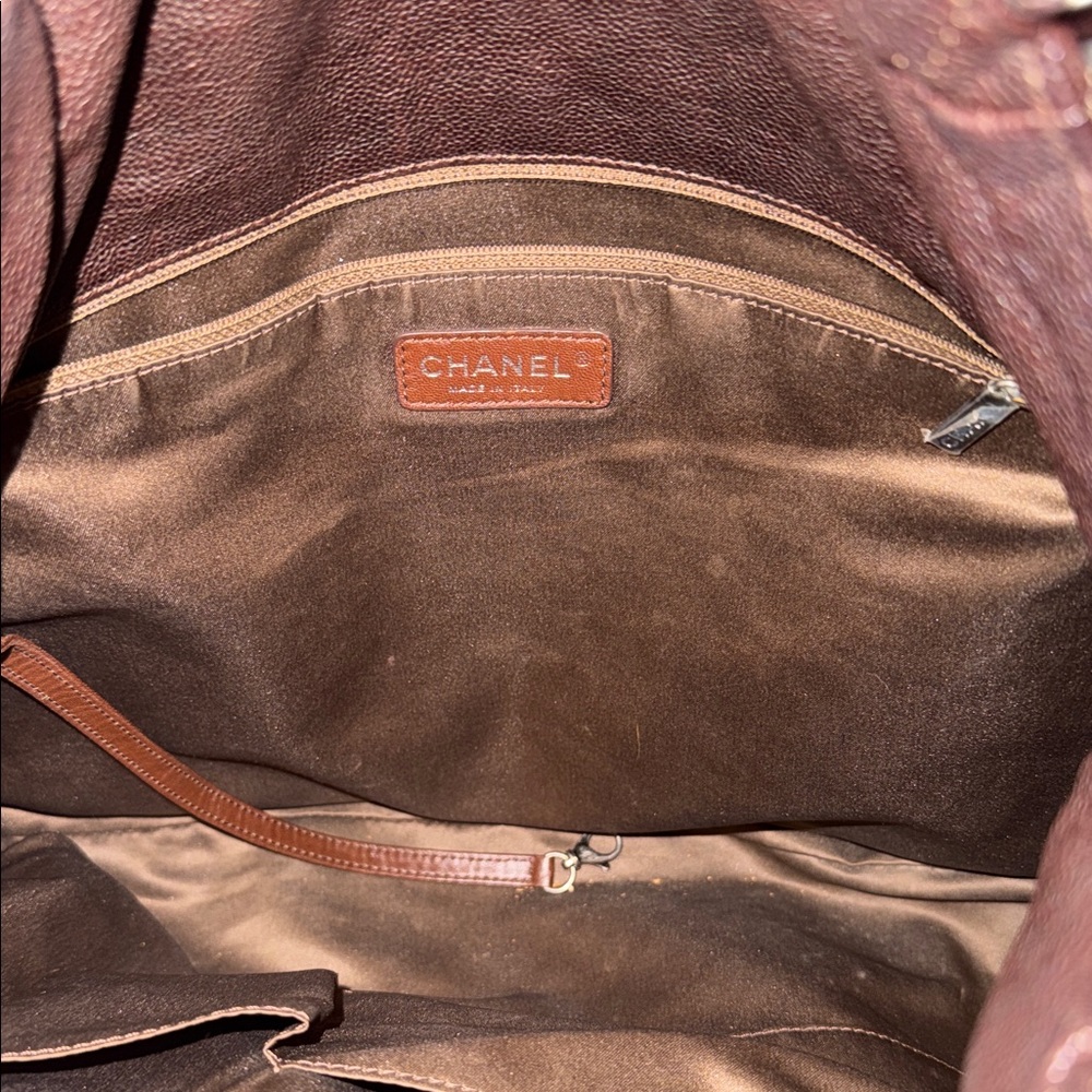 Chanel Dark Brown Quilted Shoulder Bag - Picture 6 of 6